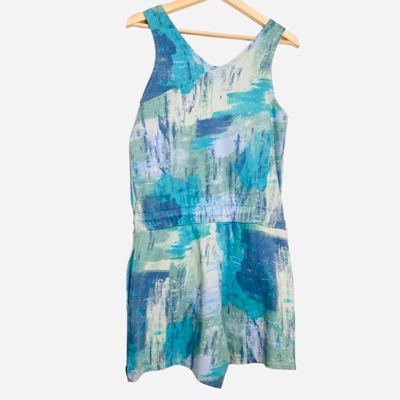 Athleta Girl Organic Cotton Havin’ a Good Time Romper, size 8/10 - Picture 3 of 4